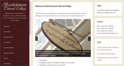 Desktop Screenshot of bartscollege.co.uk